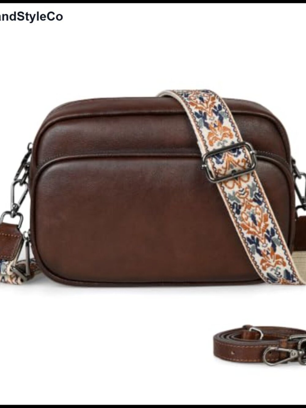 Genuine Leather Anti-Theft RFID Blocking Crossbody Hobo Purse with Wallet